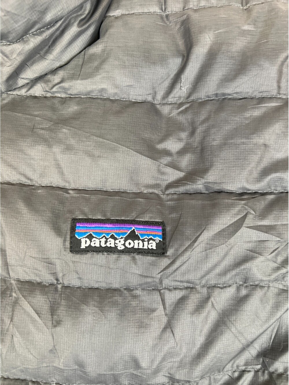 Patagonia Men XS Down Jacket Grey Full Zip Puffer Outerwear Warm Lightweight - Picture 4 of 14